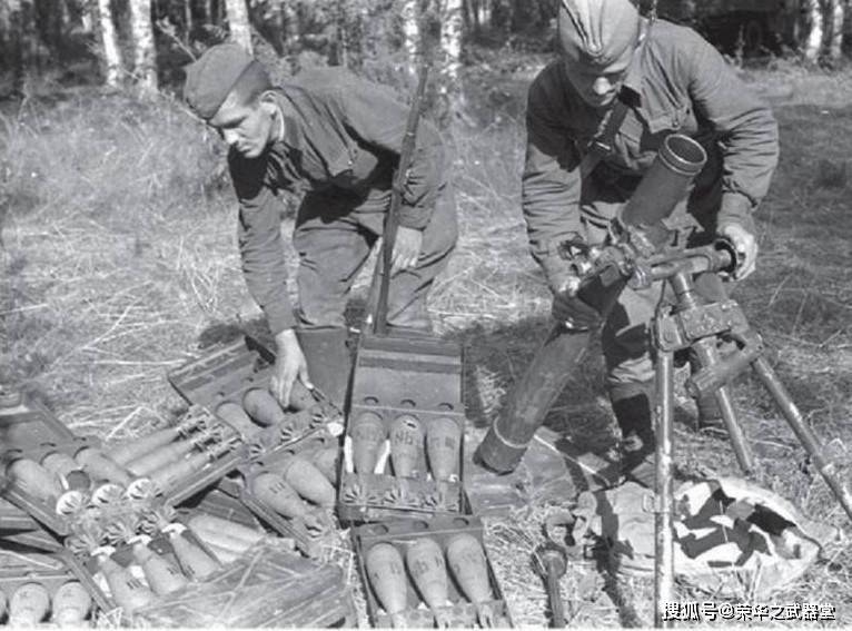 二战德国50毫米迫击炮图片