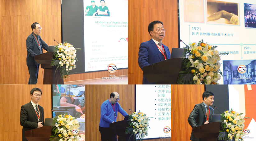 长春国文医院党委书记,院长吕国旗首先致欢迎词.