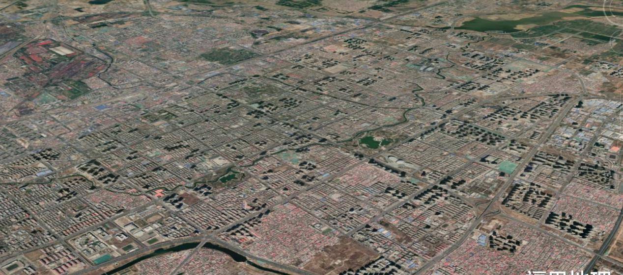 原创卫星地图看华北平原沃野千里有着怎样的城市繁华