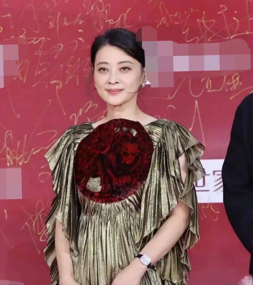 原创梅婷气质是好也不怎么显老但穿奇异服饰走红毯成了灾难现场