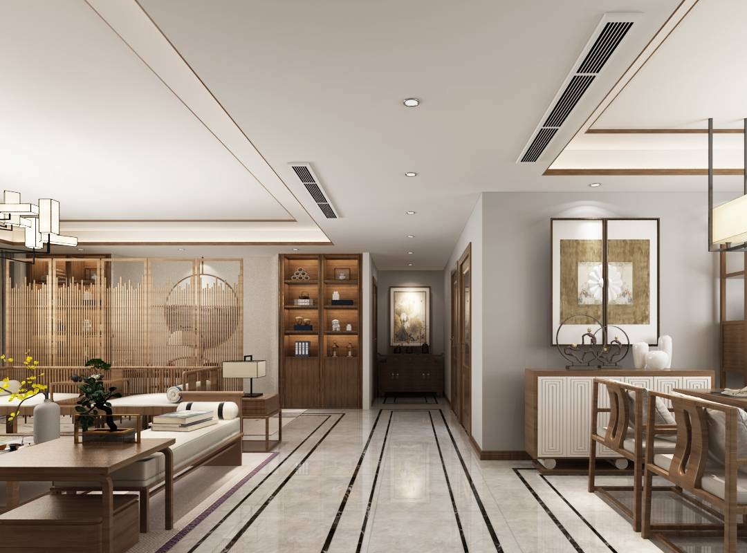 145平三室两厅新中式装修,清雅,端庄,内敛_传统_风格_装饰