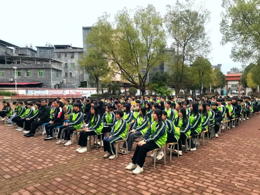 一约既定筑梦百日澄江中学举行2024届初三学考百日誓师大会