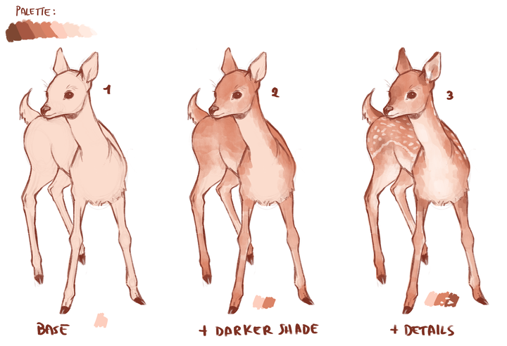 成都妙笔成画教育小鹿怎么画教你可爱小鹿的画法教程