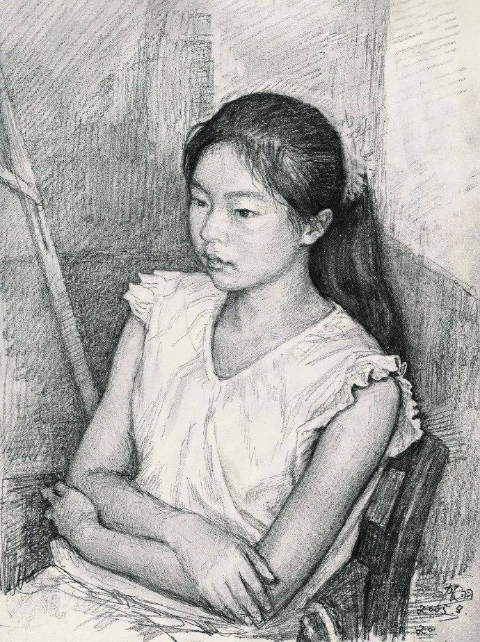 美院附中集训中央美院教授贺羽素描作品欣赏