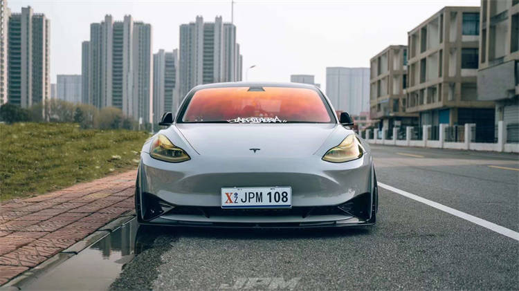 优雅风格 特斯拉model3改装airbft空气悬挂案例_搜狐汽车_搜狐网