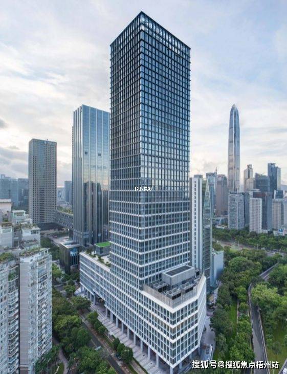 深圳广电金融中心租120人独立办公室精装修带家具交通便利可注册