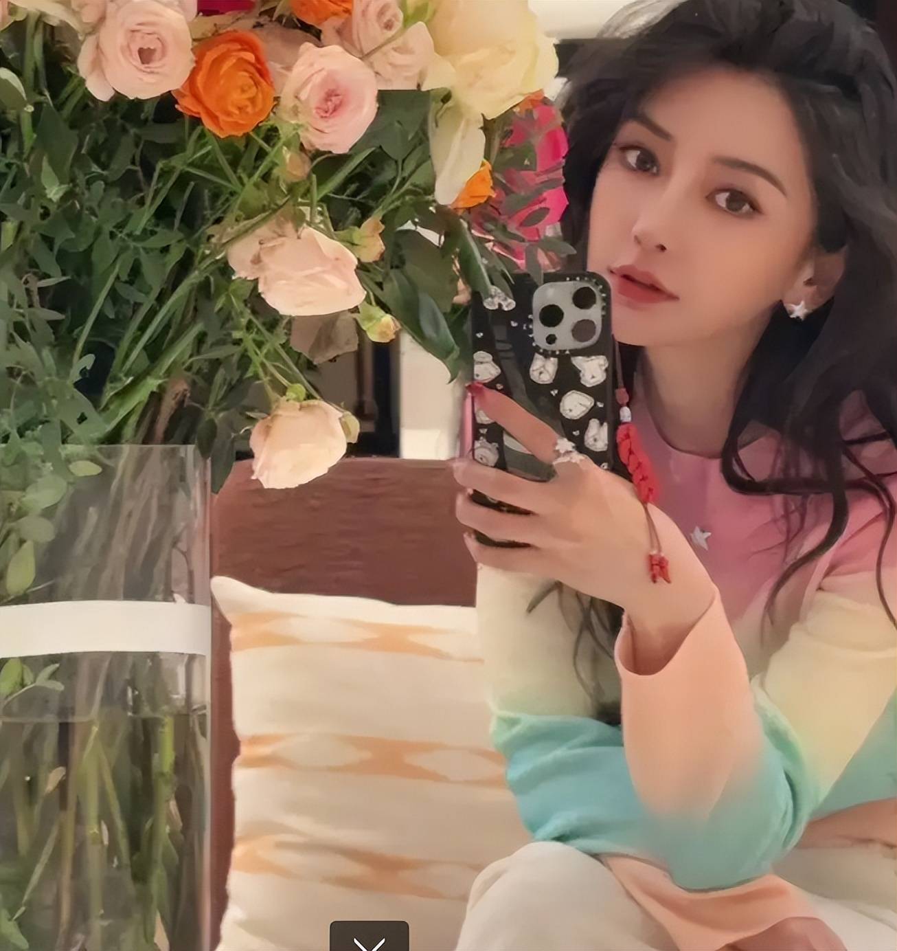 妇女节驾到baby晒美照与儿子站在星空下合影好梦幻
