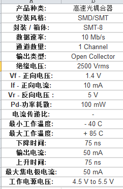 产品规格书,请搜 深圳市恒耀达电子有限公司联系我们6n137m,hcpl2601m