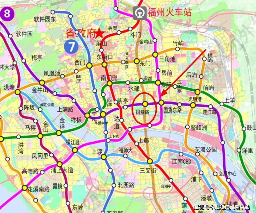 福州机场地铁线路图图片