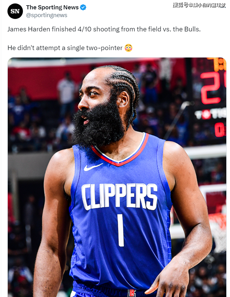 原创哈登创5纪录引18胜2负快船9换3谁还言亏夺冠概率已升至第三