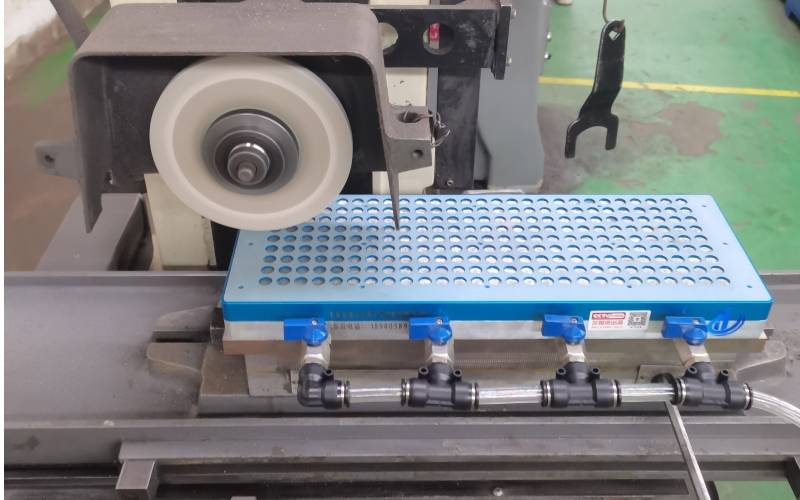 有了这个吸盘我的磨床加工非导磁薄板工件再也不需要打胶了