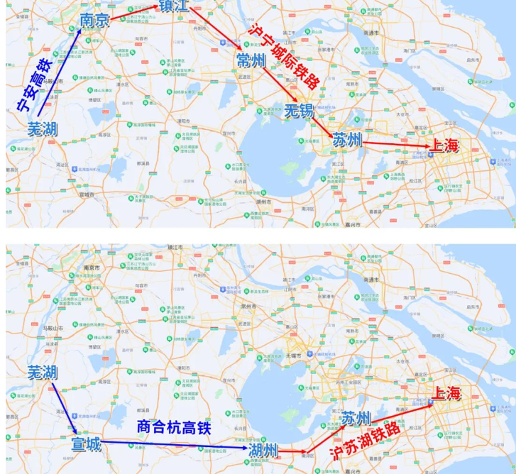 沪苏湖铁路最新走向图图片