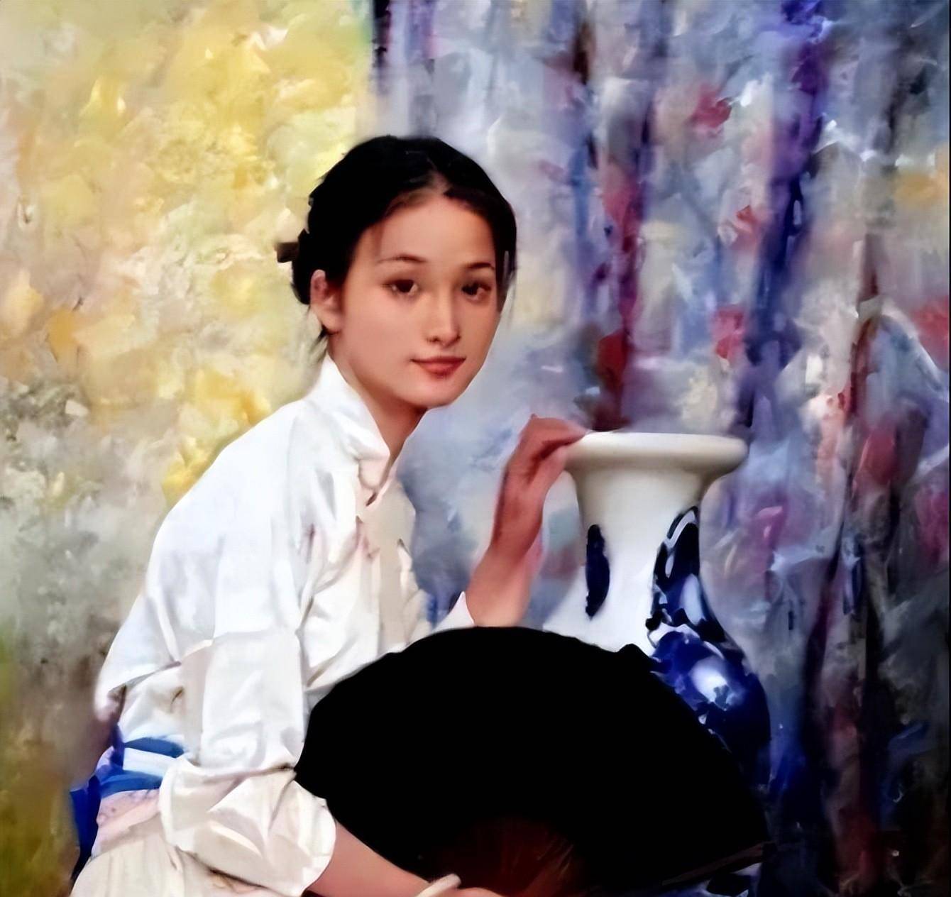 原创周迅十七岁时潘鸿海给她画了26幅人体画现在一幅价值千万