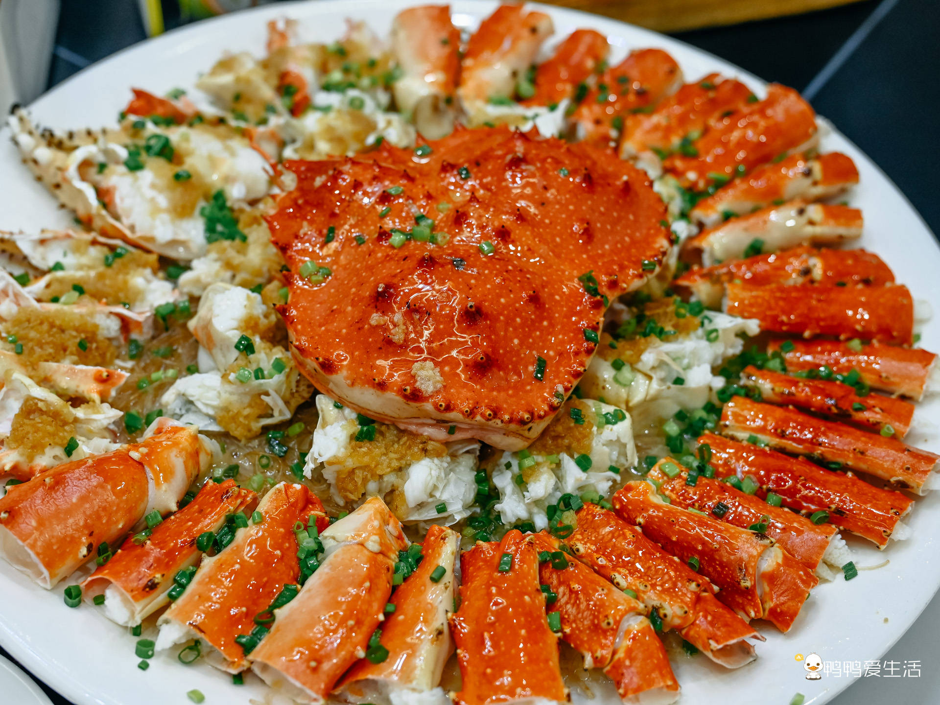 清蒸帝王蟹,高端的食材往往只要最简单的烹饪方式