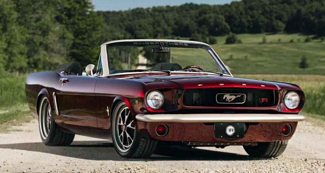 美国改装厂复活第一代福特野马,塞入v8发动机,比新款更帅