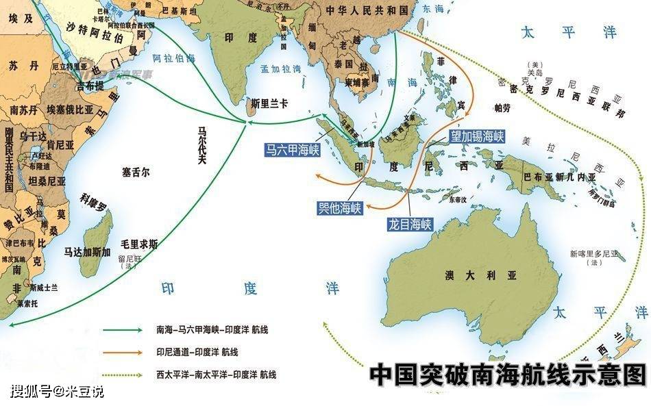 巽他海峡穿越印尼沟通两洋的咽喉要道替代马六甲海峡的最佳航道