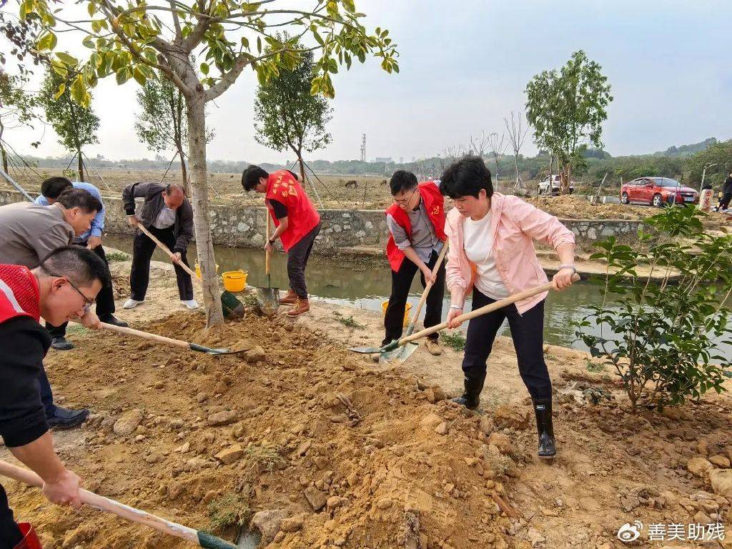 3月9日,局全体干部职工到海丰县平东镇湖畔咖啡种植园开展了系列植树