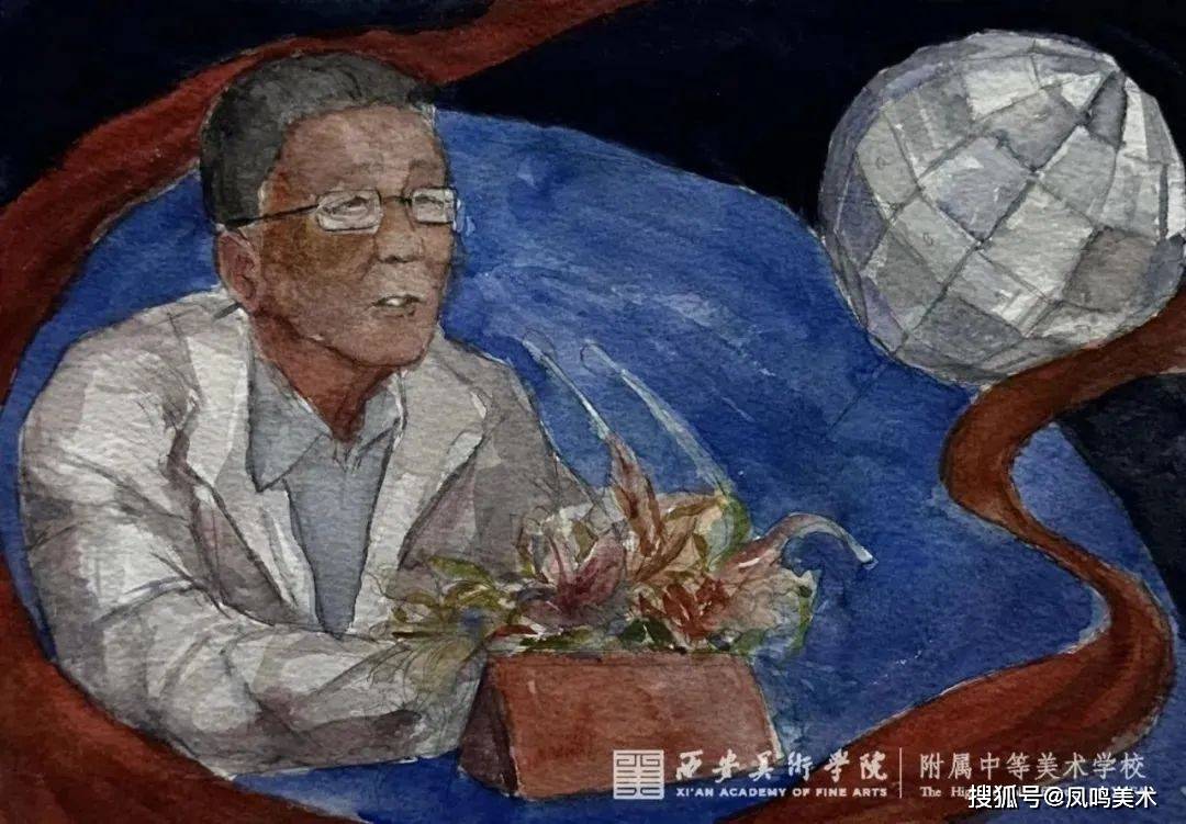 美院附中集训班:西美附中"图文表达与转换"课程优秀作业欣赏_林治远