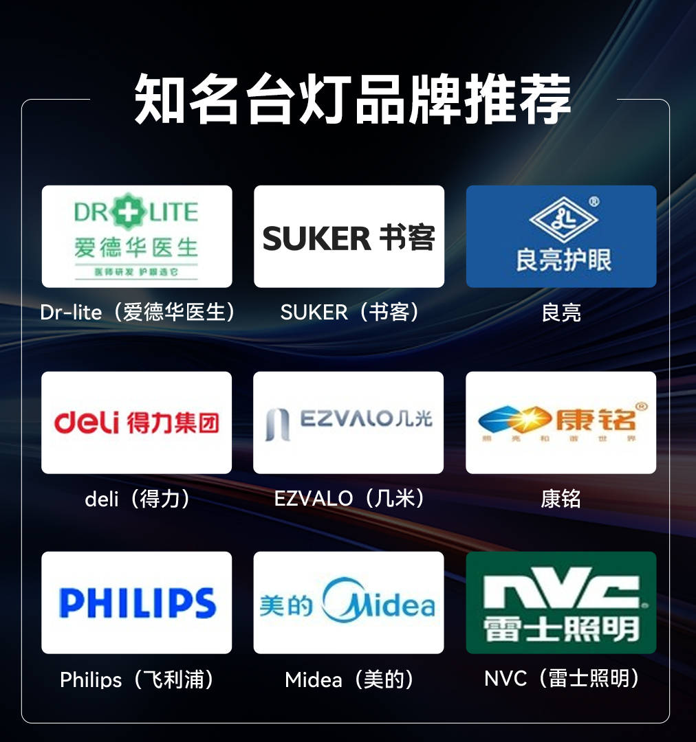 照明灯具哪个品牌好?自费测试无广推荐护眼台灯五大好用品牌