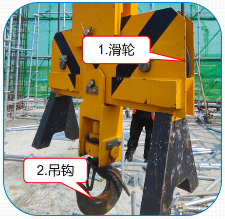 或轮缘破损;2)轮槽不均匀磨损达 3mm;3)滑轮绳槽壁厚磨损量达原壁厚的