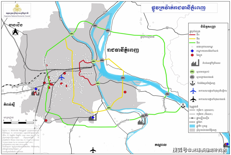 柬埔寨高速公路规划图图片