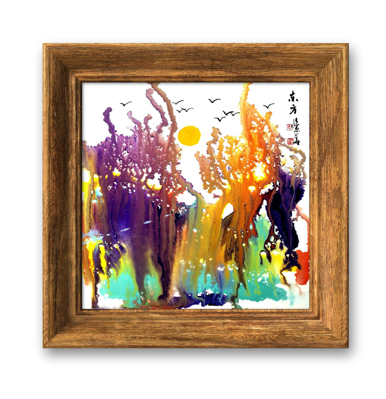 孔宪华墨彩画卷瑰丽迷幻神韵独具艺术新境墨海奇珍