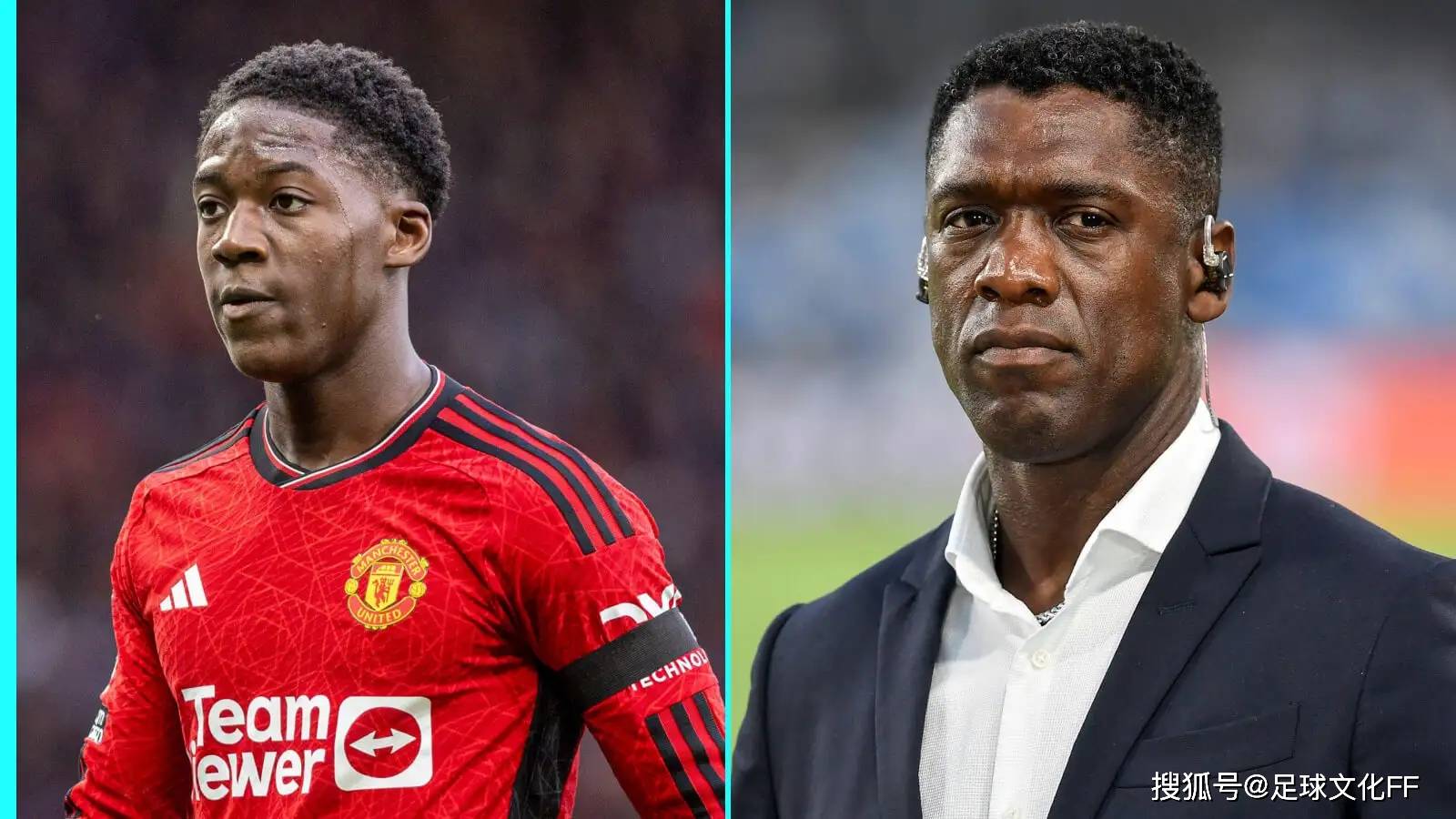 前曼联球员布朗看到科比迈努穿着英格兰球衣太好了