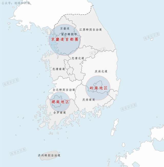 图)▼备受歧视的全罗道又称湖南地区延续至今的韩国三大区域其中,原