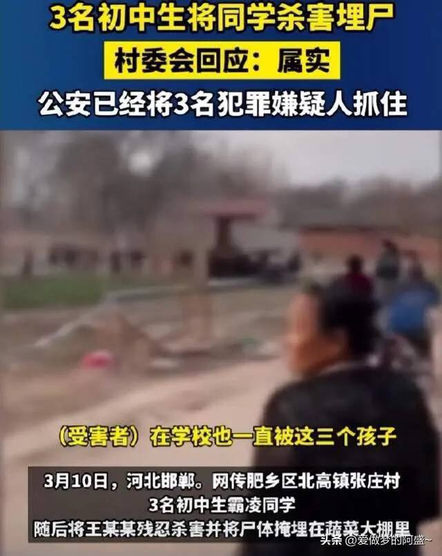 原创越闹越大河北邯郸初中生s害同学后续来了网友众