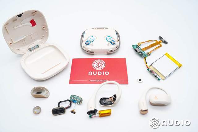 edifier漫步者comfofit开放式耳机拆解双麦enc通话降噪定向传音