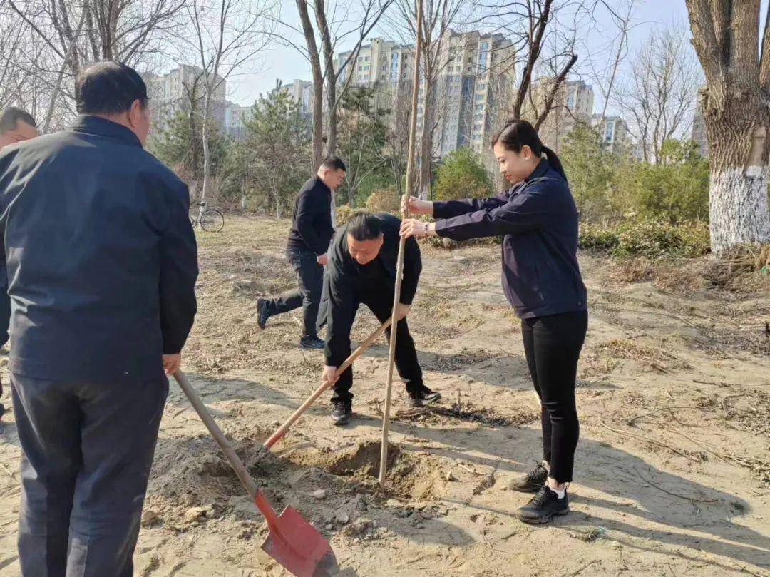 阜平縣住房和城鄉建設局積極參與義務植樹活動