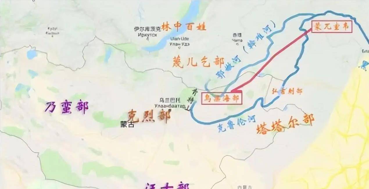 明朝斡难河地图图片