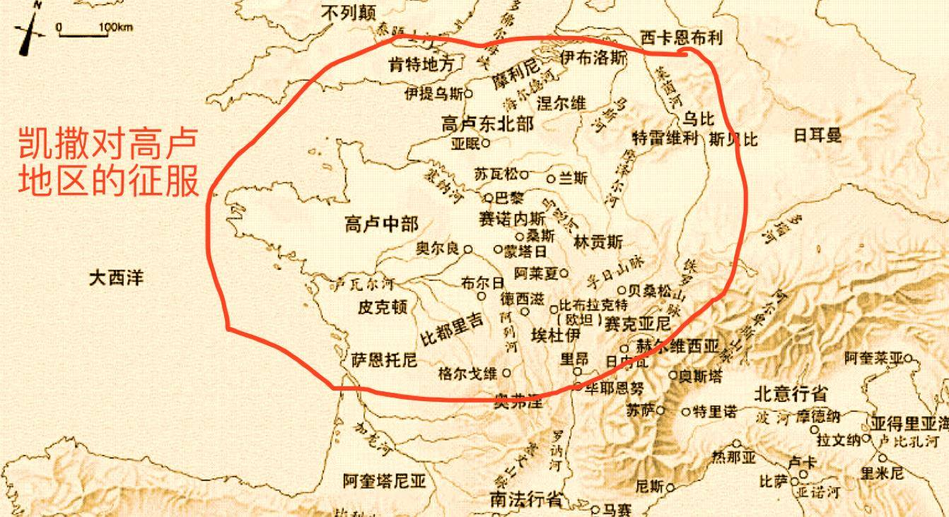 凯撒征服高卢地区"国家公敌"征服元老院公元前49年,元老院以凯撒拒绝