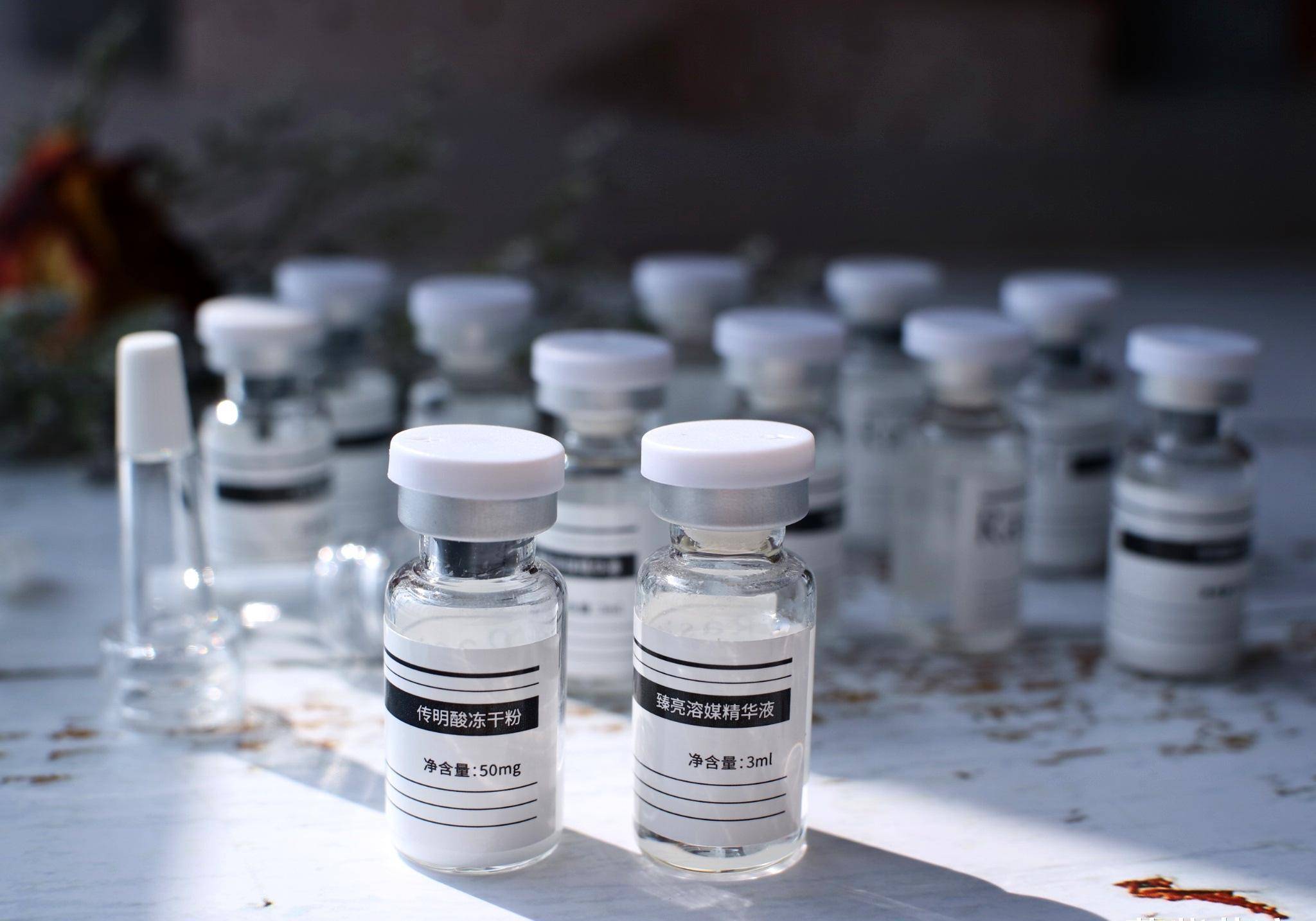 传明酸作为高效的蛋白酶抑制剂,退黑效果是维c的50倍以上!