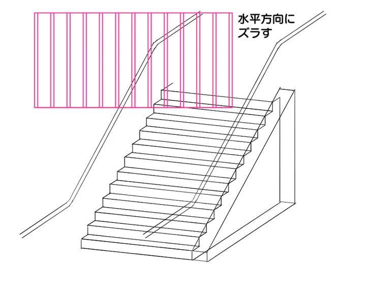 首层楼梯画法图片