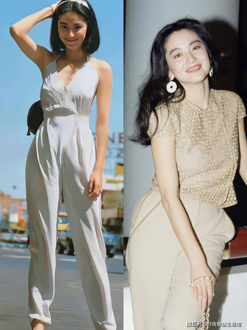 原创69岁林青霞老了也时髦穿衣优雅又时髦一副书卷气的知性相真美