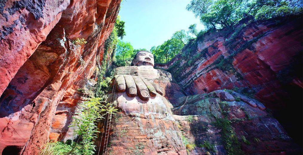 可能几百年前乐山大佛刚建造好时,就是我们修复之后的样子,百年之后的