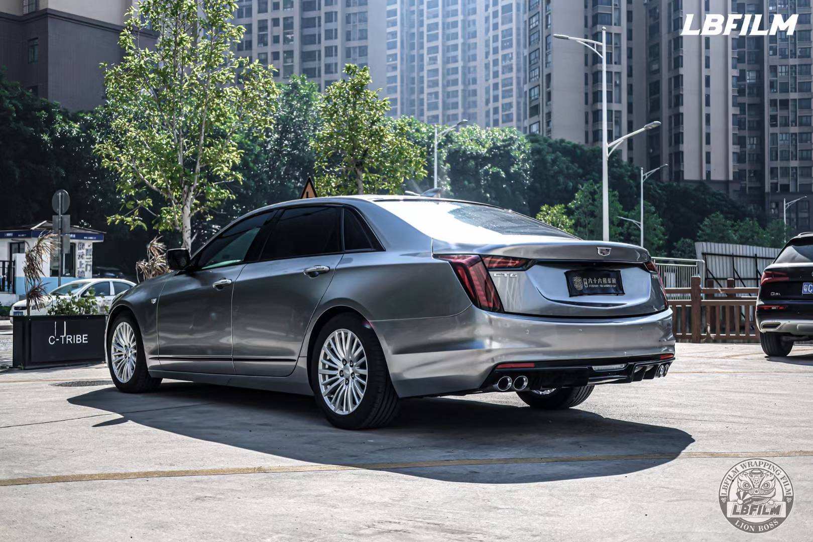 凯迪拉克ct6-lb改色膜液态金属银, 流光溢彩_搜狐汽车_搜狐网