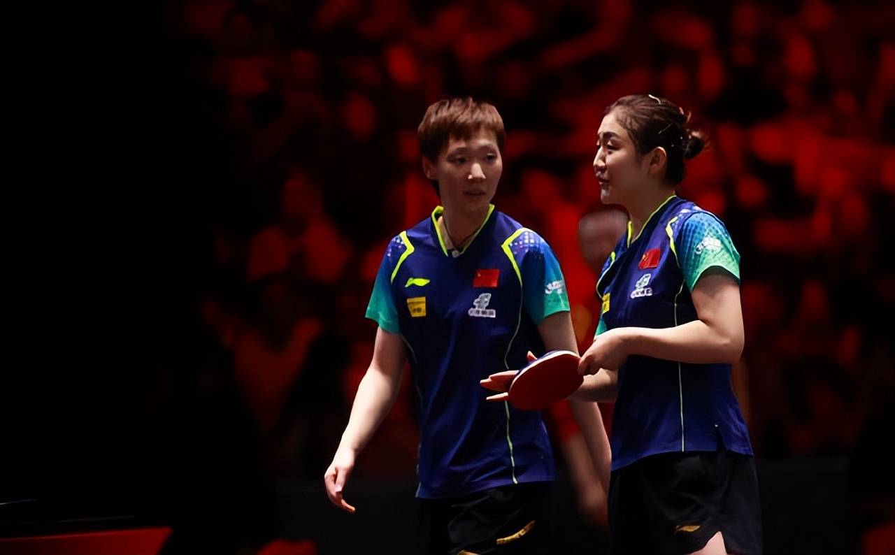 陈梦明示奥运女双搭档30横扫对手很欢喜王曼昱回应争议判罚