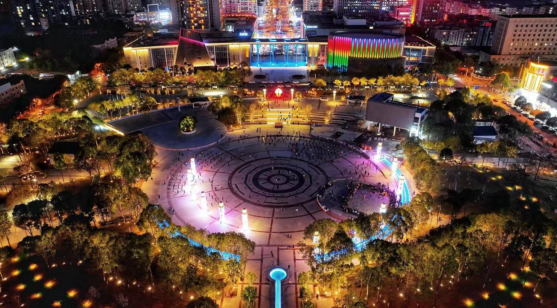 原创真的变了广元利州广场变得更漂亮了摄影师曝光航拍画面