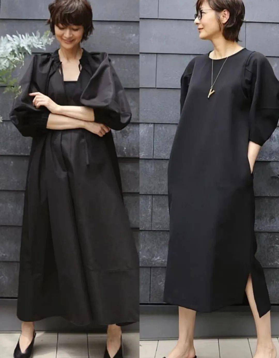 夏季炸街神器"小黑裙",40,50岁依然很迷人,高级显气质_款式_风格_黑色