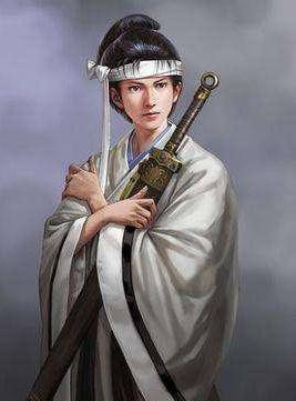 徐夫人劝孙翊改天,孙翊不听,但还是拿着刀戒备.