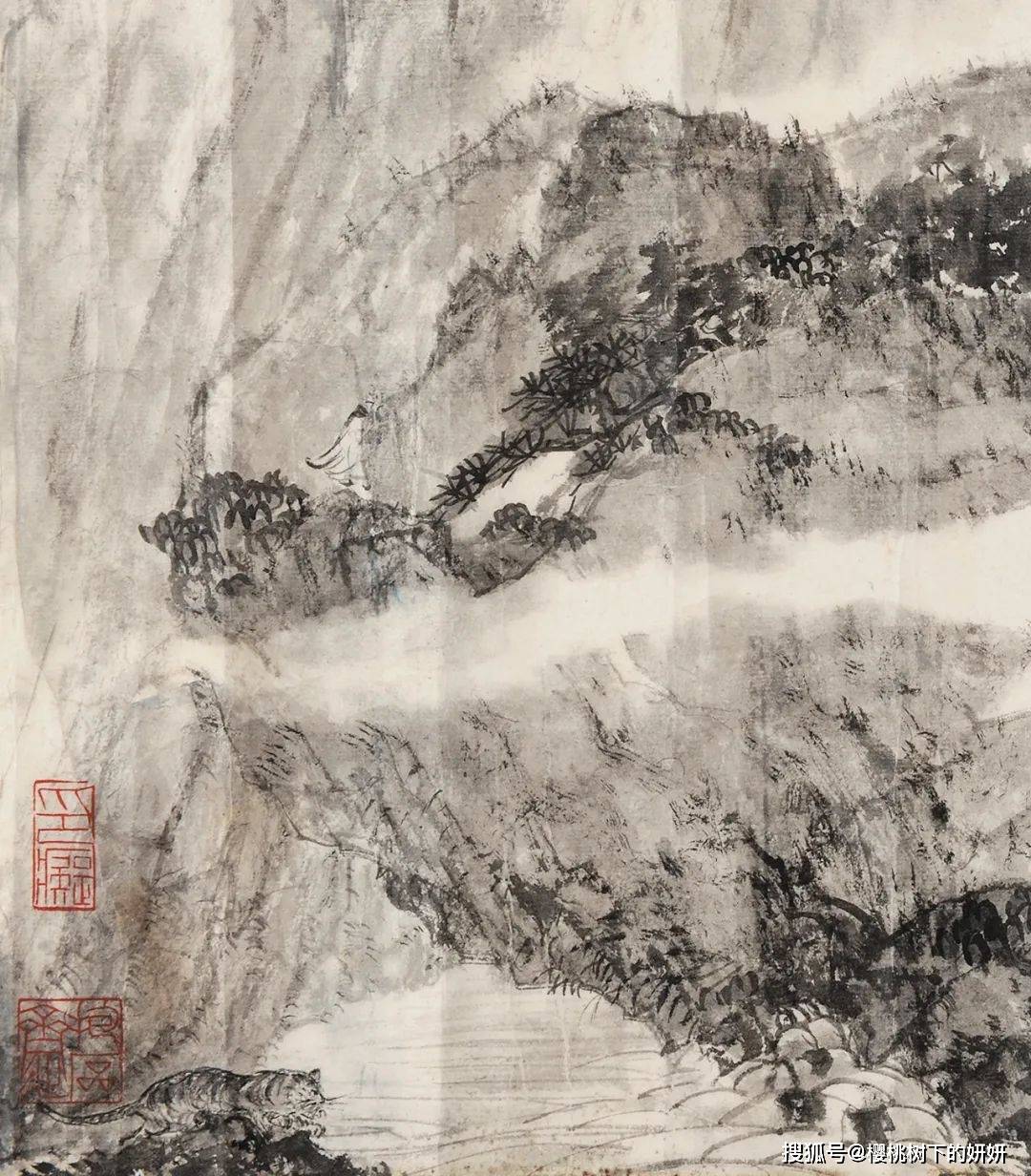 北京保利拍卖丨追寻1500多年前的丹青文脉傅抱石画云台山记图