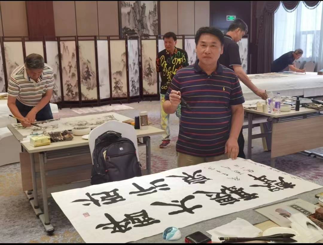 中华国粹名扬五洲艺术传承美誉四海郑林书法艺术作品鉴赏艺术名家报道