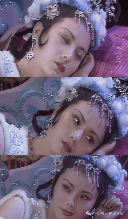 就这样,年仅18岁的郑益萍踏入了《西游记》的剧组,出演了万岁狐王之女