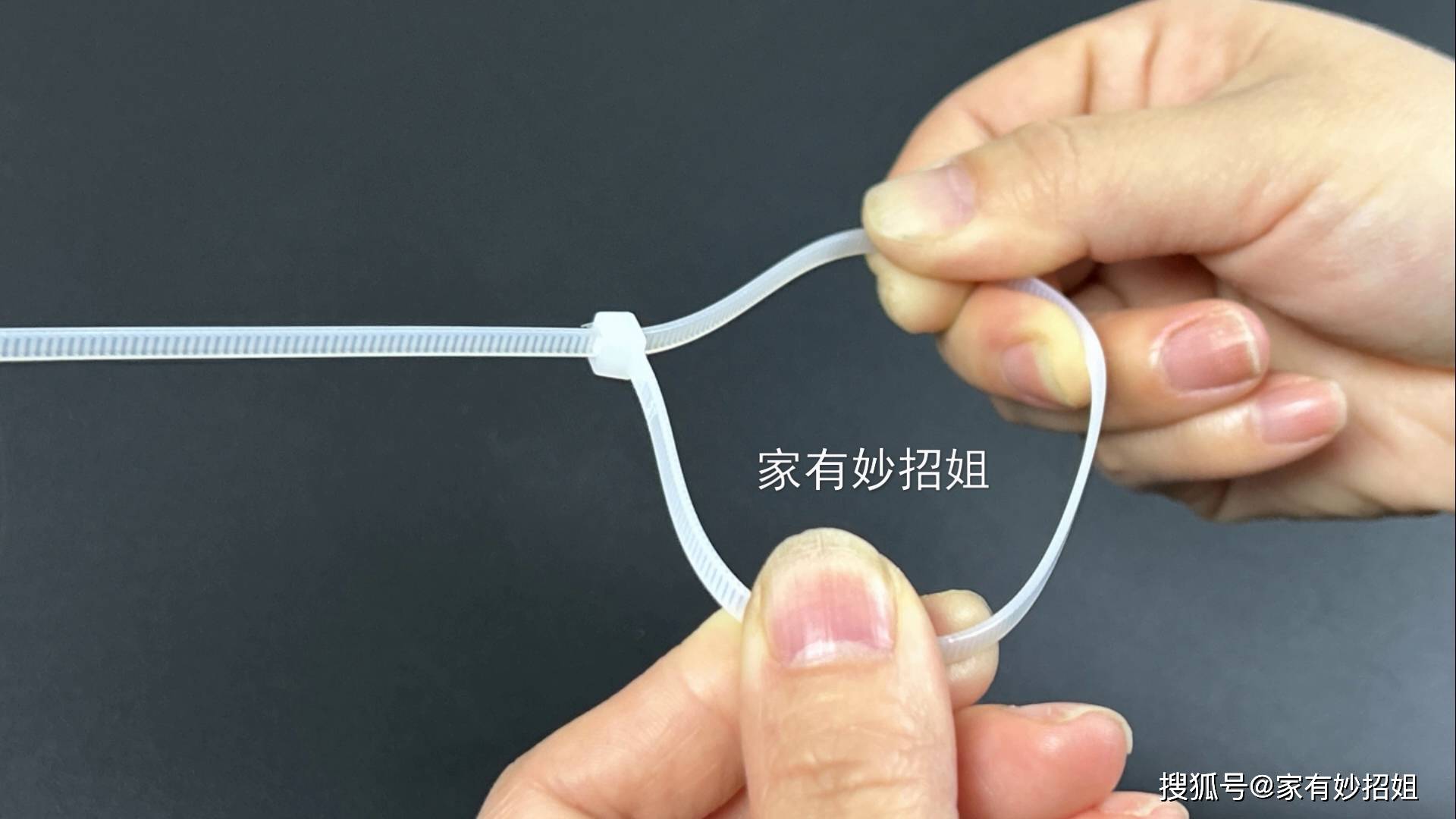 原创才知道扎带是这样解开的不用手拽不用刀割邻居见了抢着学