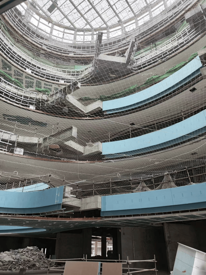 新城集团宜宾吾悦广场最新工程进度