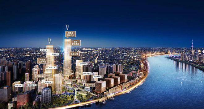 上海黄浦绿地外滩中心外滩天幕1715豪装江景大宅