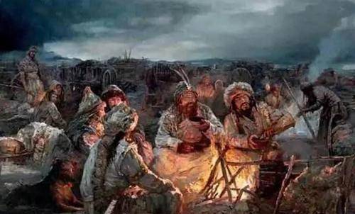 只见晋军的军容整肃,旌旗不乱,战船遍布江中,而且远处的草木都微微