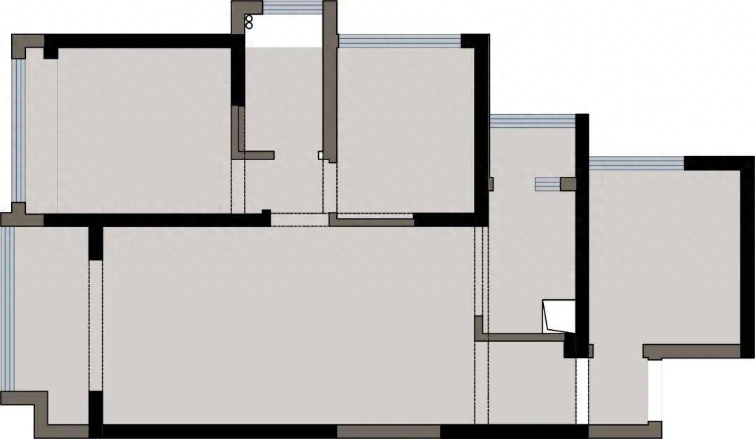 78㎡的3室2厅挤下一家5口每一平米都被充分利用
